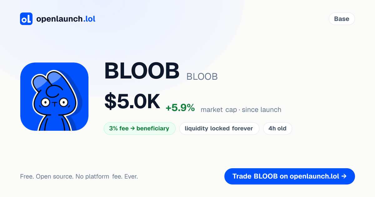 BLOOB (BLOOB) · openlaunch.lol